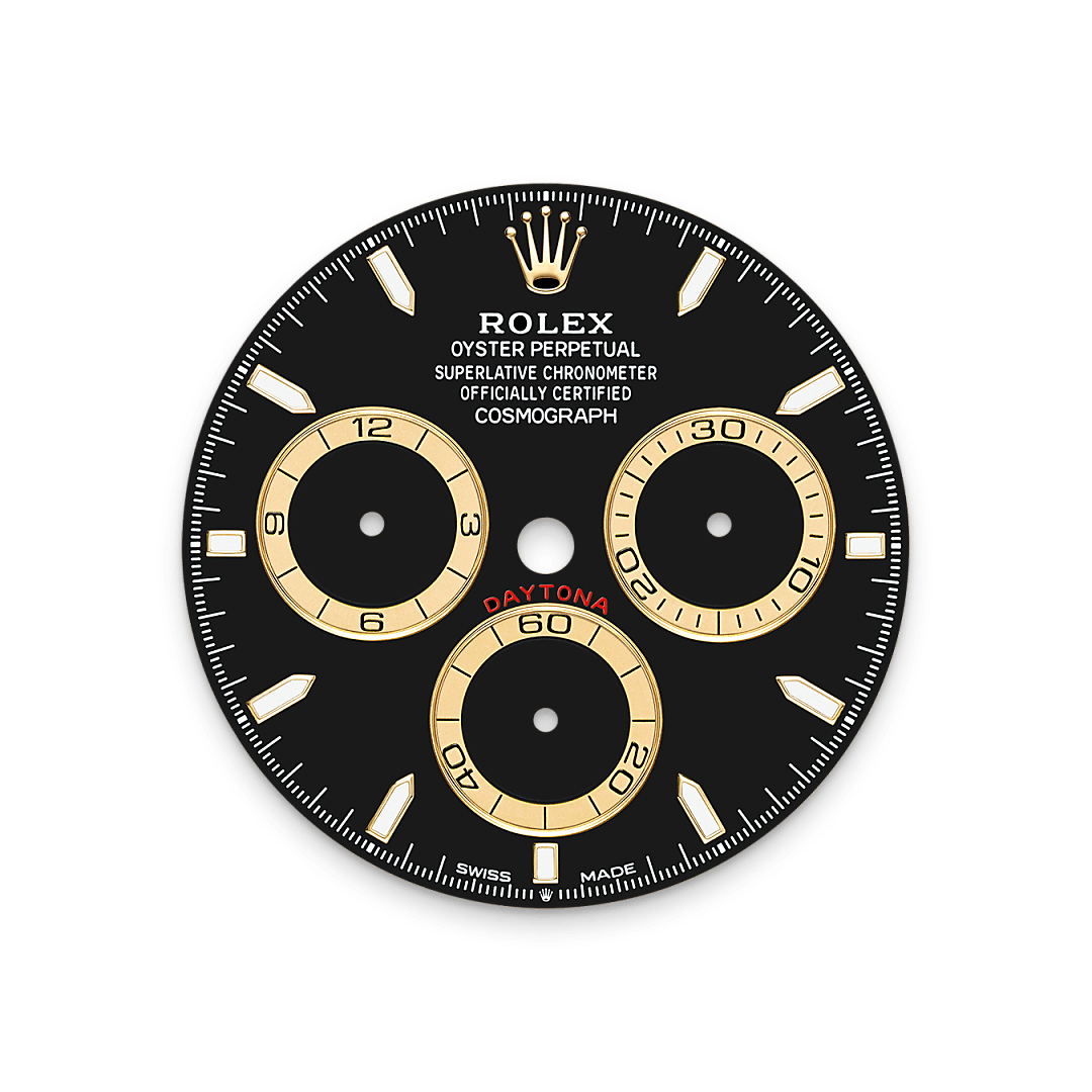 Black dial