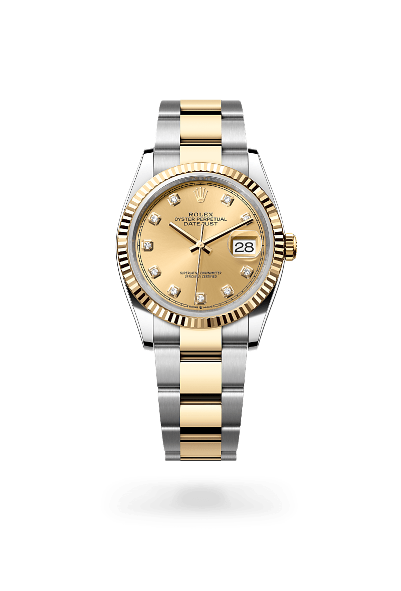 Rolex Datejust in Oystersteel and gold m126233-0018 at Reeds Jewelers