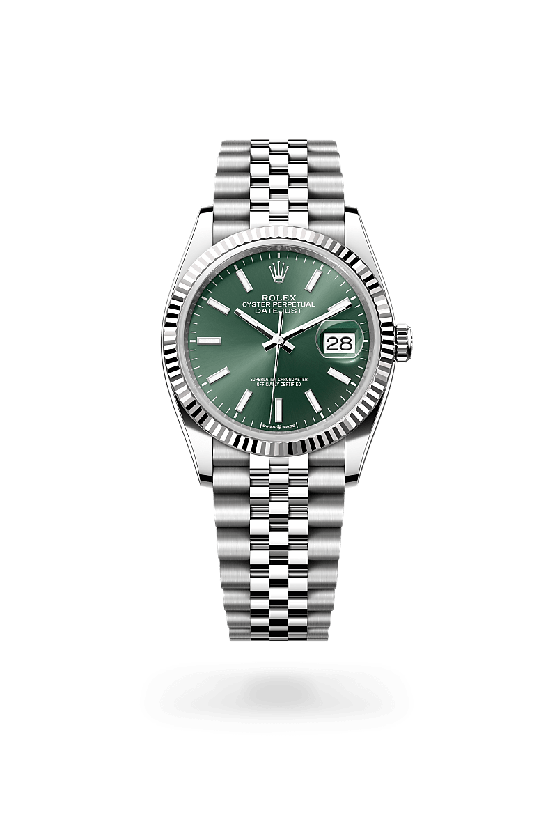 Rolex Datejust in Oystersteel, Oystersteel and gold m126234-0051 at Reeds Jewelers