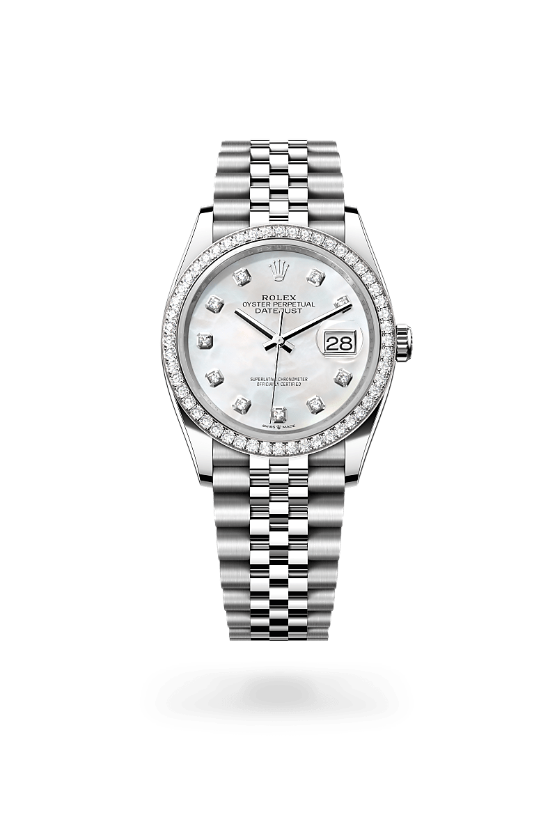 Rolex Datejust in Oystersteel, Oystersteel and gold m126284rbr-0011 at Reeds Jewelers