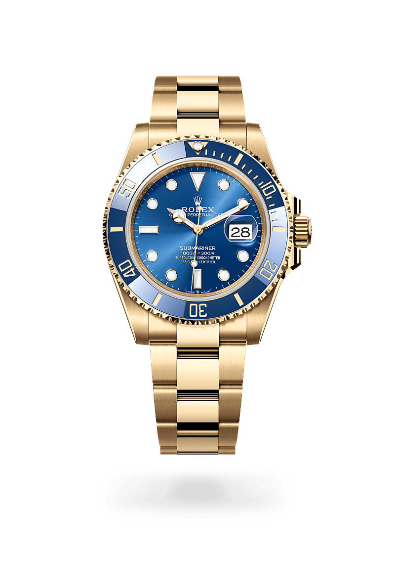 Rolex Submariner in Gold m126618lb-0002 at Reeds Jewelers