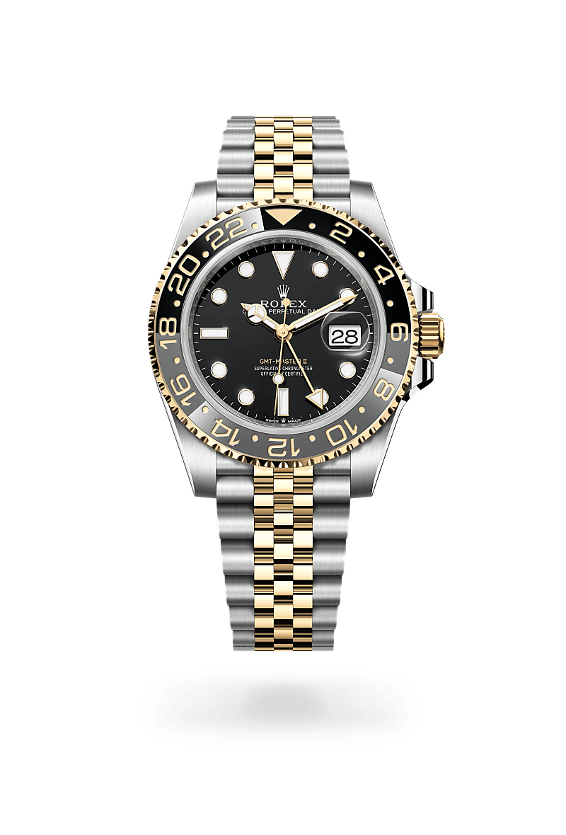 Rolex GMT-Master II in Oystersteel and gold m126713grnr-0001 at Reeds Jewelers