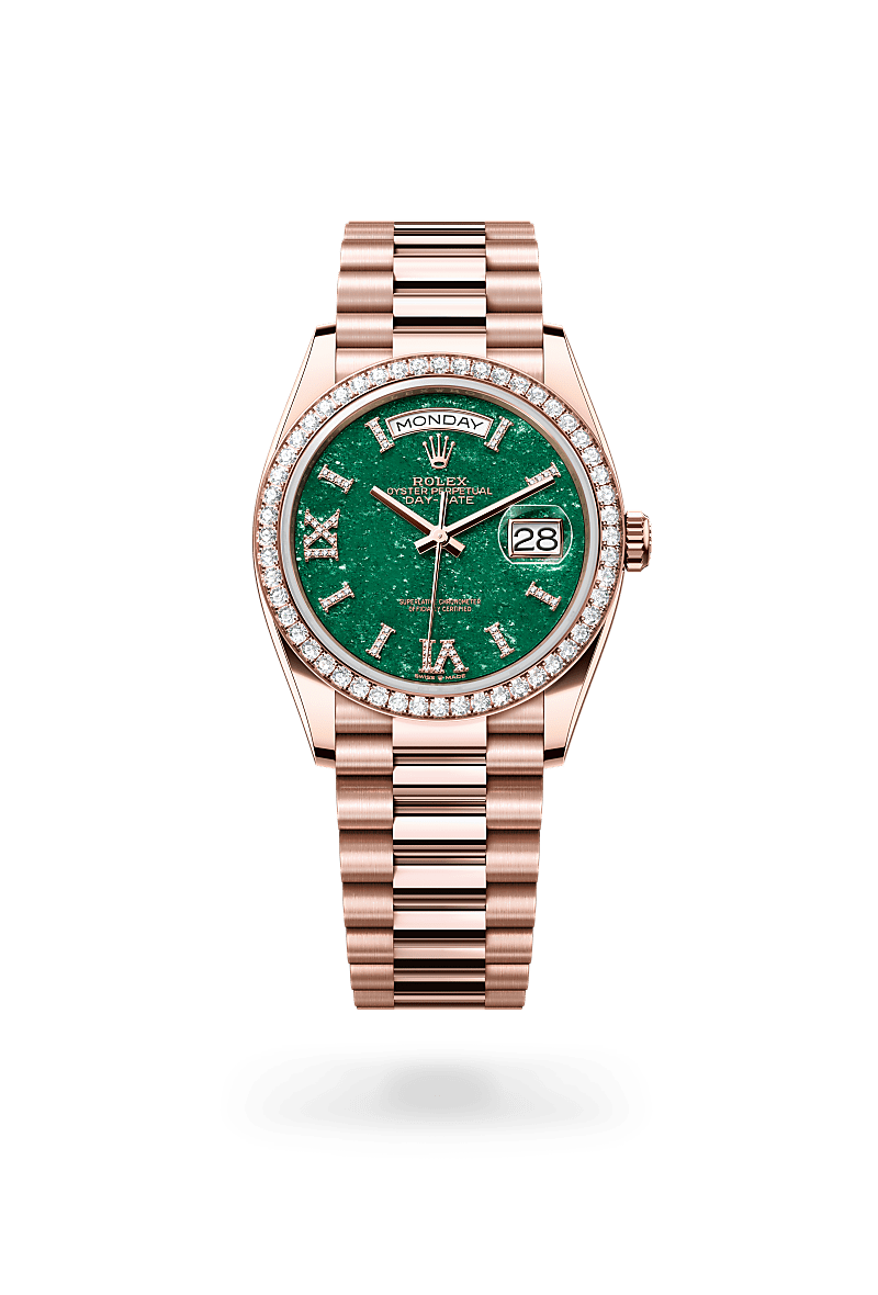 Rolex Day-Date in Gold m128345rbr-0068 at Reeds Jewelers