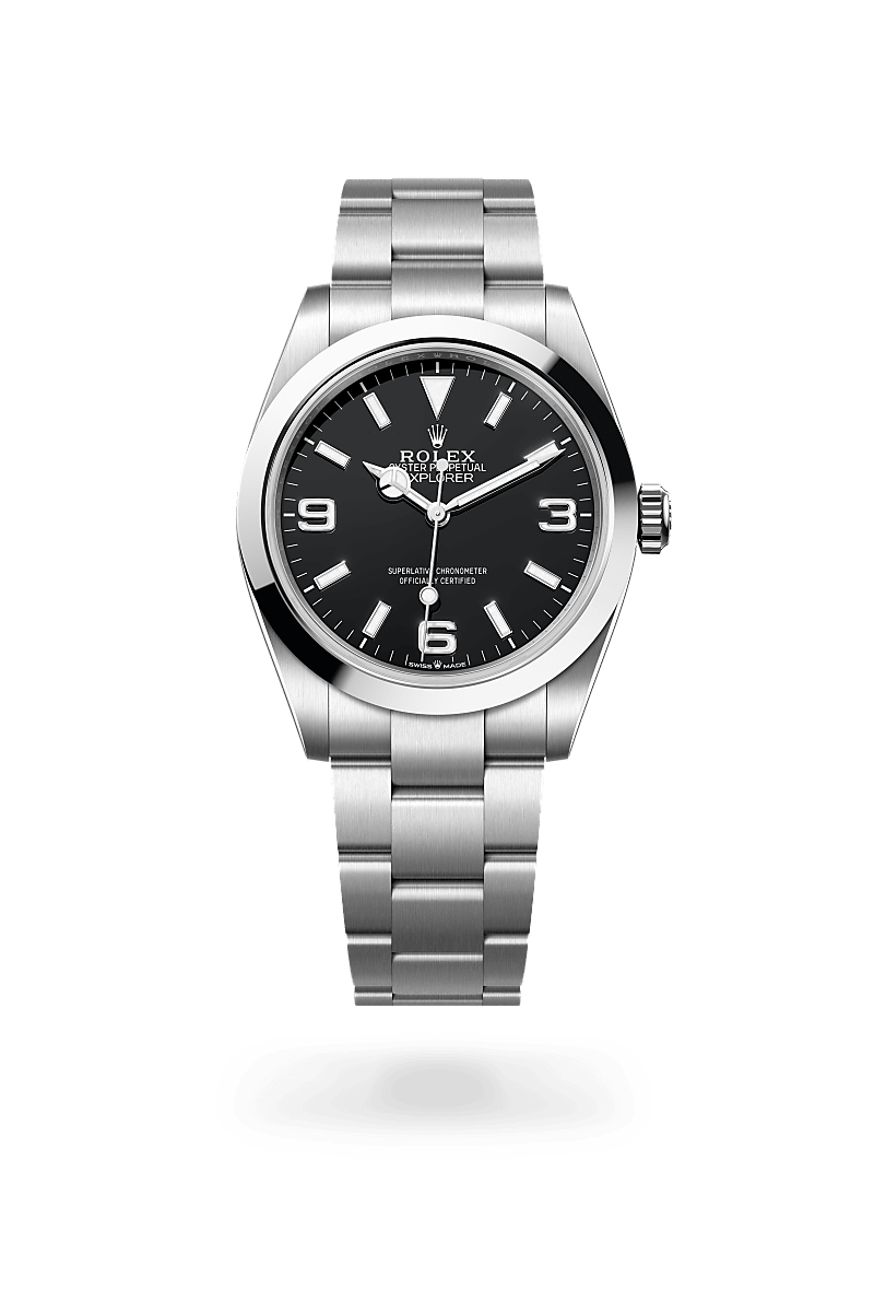 Rolex Explorer in Oystersteel m224270-0001 at Reeds Jewelers